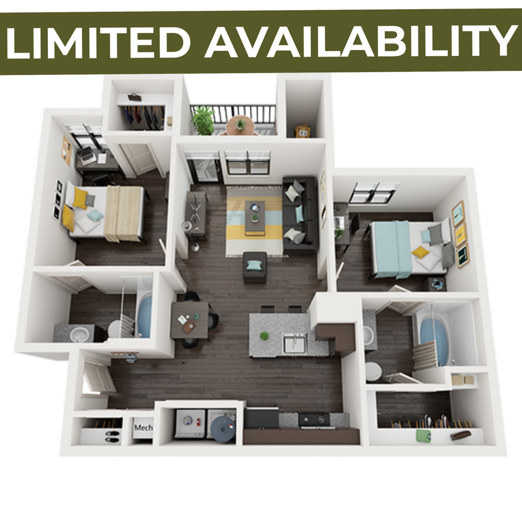 2BR/2BA – B1 Standard